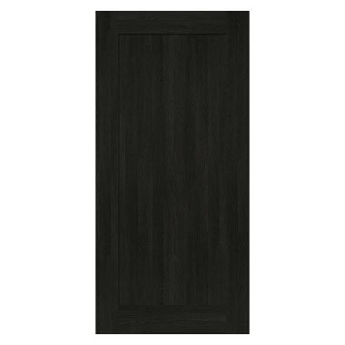 25mm x 2100mm x 1000mm Black Bordeaux Shaker Standard Door