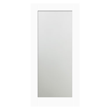 25mm x 2100mm x 1000mm Polar White Shaker Frosted Glass Door