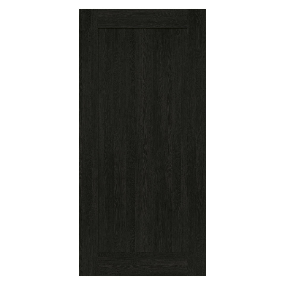 25mm x 2100mm x 1000mm Black Bordeaux Shaker Standard Door
