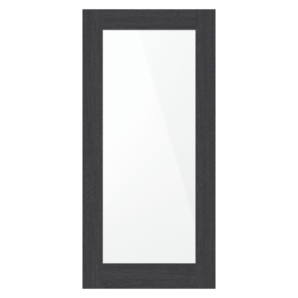 25mm x 2100mm x 1000mm Estella Oak Shaker Mirror Single Sided Door